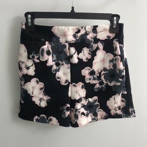 Express High Rise Floral Shorts